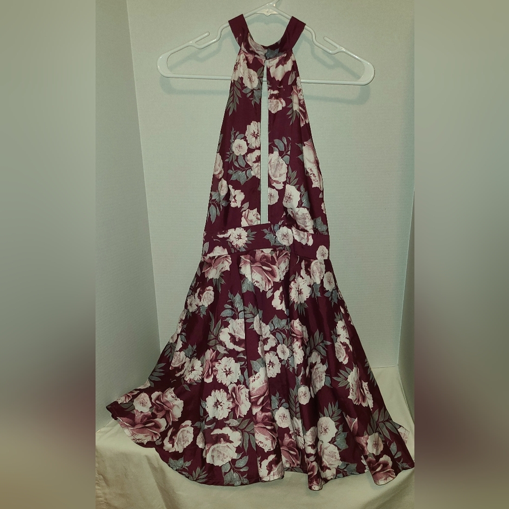 Charlotte Russe Bare Backless Bold Summer Avant Garde Balletcore Dress Size Smal